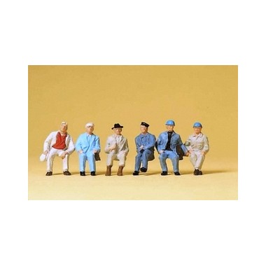 Figurines Ouvriers assis