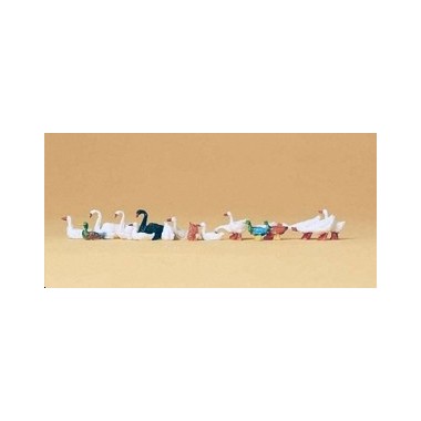 Figurines Canards, oies et cygnes