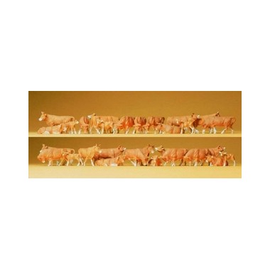 Figurines Vaches marron