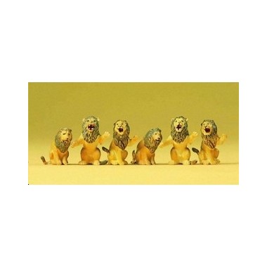 Figurines Lions du cirque