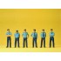 Figurines Policiers français en uniforme d'été 