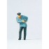 Figurine Conducteur de locomotive