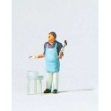 Figurine Homme au barbecue