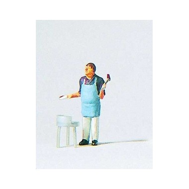 Figurine Homme au barbecue
