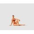 Figurine Femme assise en maillot de bain