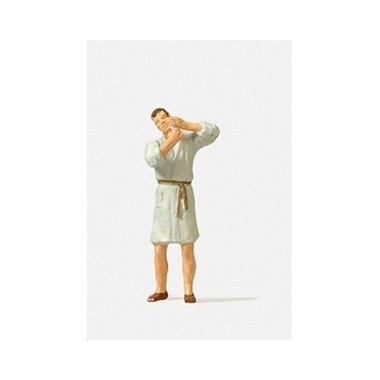 Figurine Homme se rasant