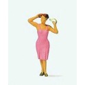 Figurine Femme se coiffant