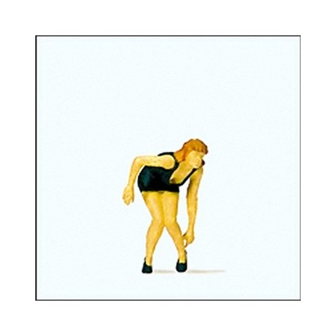 Figurine Femme aux chaussures inconfortables