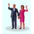 Figurines Président Obama et la First Lady