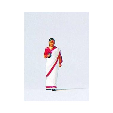 Figurine Indienne avec sari