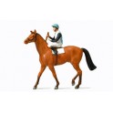 Figurine Jockey à cheval