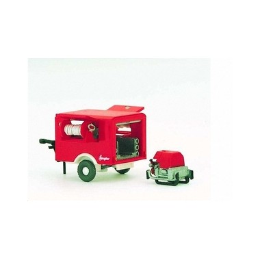 Maquette Remorque pompiers