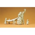 Figurines maquettes Mariés et enfants