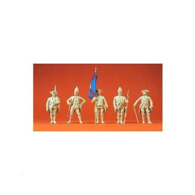 Figurines maquettes Soldats prussiens, 1er Empire 1756