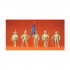 Figurines maquettes Soldats prussiens, 1er Empire 1756