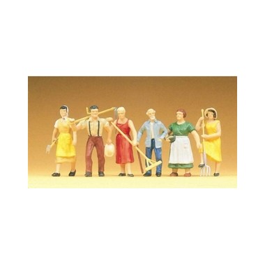 Figurines Paysans aux champs