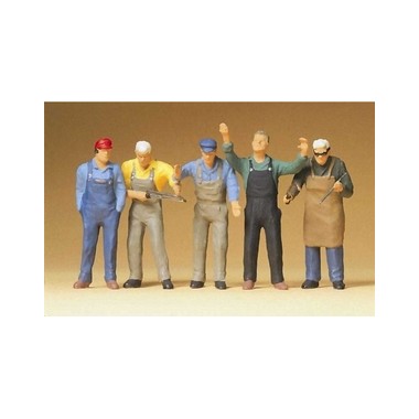 Figurines ouvriers manuels