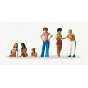 Figurines Femmes en camping