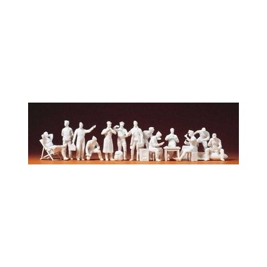 Figurines maquettes Pilotes et personnel au sol allemands 2ème GM