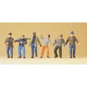 Figurines ouvriers de chantier