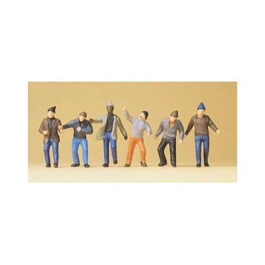 Figurines ouvriers de chantier