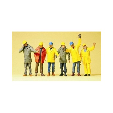 Figurines ouvriers de chantier