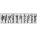 Figurines maquettes Tankistes allemands, 2ème GM