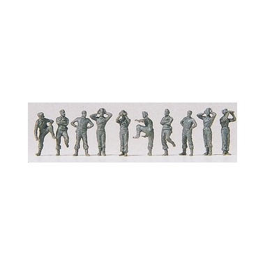 Figurines maquettes Tankistes allemands, 2ème GM