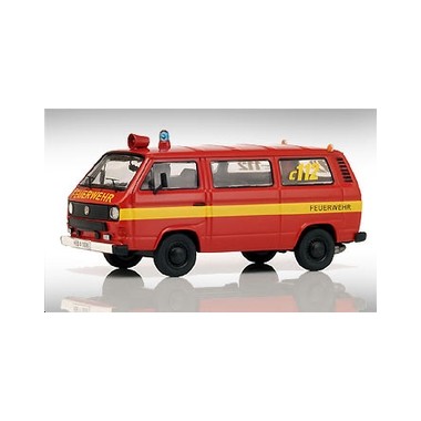 Miniature Volkswagen T3 Bus Pompiers allemands