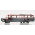 Miniature Mercedes O10000 Bus Rouge/Noir 1936