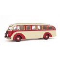Miniature Mercedes Bus LO3500 beige/rouge