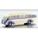 Miniature Mercedes Bus LO3500 beige/bleu
