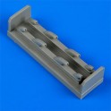 Yak-1 exhaust pour Eduard / Accurate Miniatures
