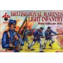 Figurines maquettes Infanterie Royale britannique, rebellion des Boxers 1900