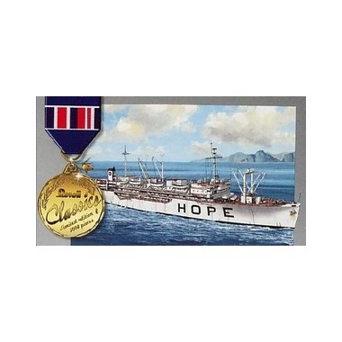Maquette USS Hope, navire hopital