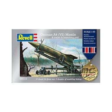 Maquette Missile V2 + remorque et pas de lancement, 2ème GM