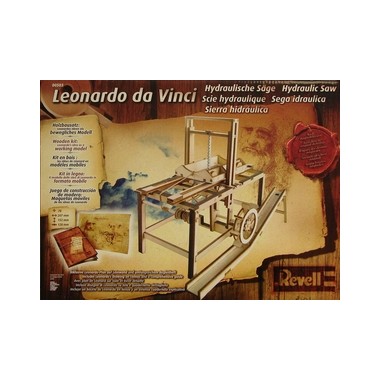 Maquette Scie hydraulique, de Leonard de Vinci