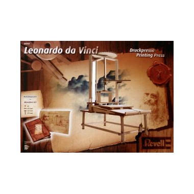 Maquette Presse d'imprimerie, de Leonard de Vinci
