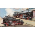 Maquette Locomotives vapeur BR01 et BR02
