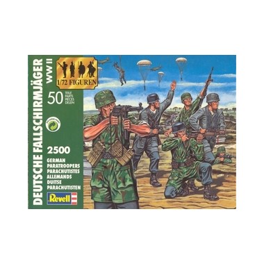 Figurines maquettes Parachutistes allemands, 2ème GM