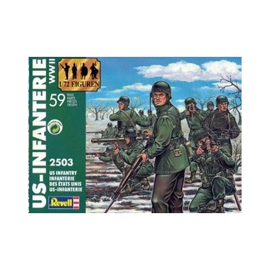 Figurines maquettes Infanterie U.S., 2ème GM Ardennes 1944