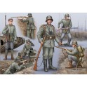 Figurines maquettes Infanterie allemande, 1ère GM