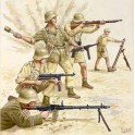 Figurines maquettes Afrika Korps, 2ème GM