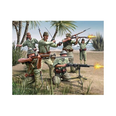 Figurines maquettes Infanterie Japonaise, 2ème GM