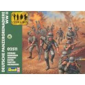 Figurines maquettes Panzergrenadiers allemands, 2ème GM