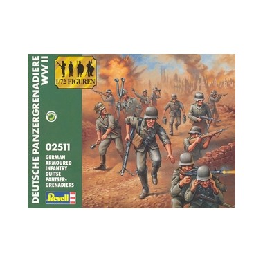 Figurines maquettes Panzergrenadiers allemands, 2ème GM