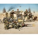 Figurines maquettes Infanterie allemande Afrika Korps, 2ème GM