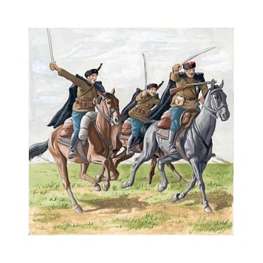 Figurines maquettes Cosaques Soviétiques, 2ème GM