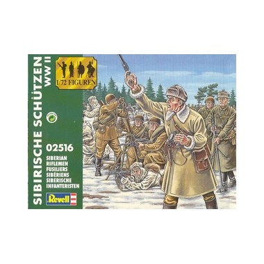 Figurines maquettes Fusiliers sibériens, 2ème GM