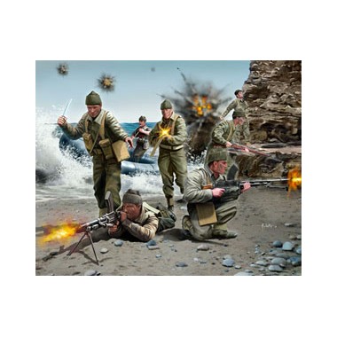 Figurines Commandos britanniques, 2ème GM